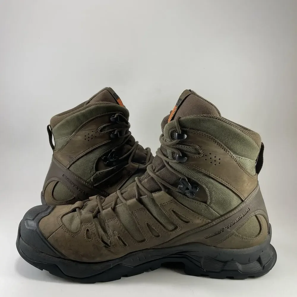 Salomon Quest Tracker GORE-TEX Brown Boots Mens Size 14 Backpacking Trail Shoe